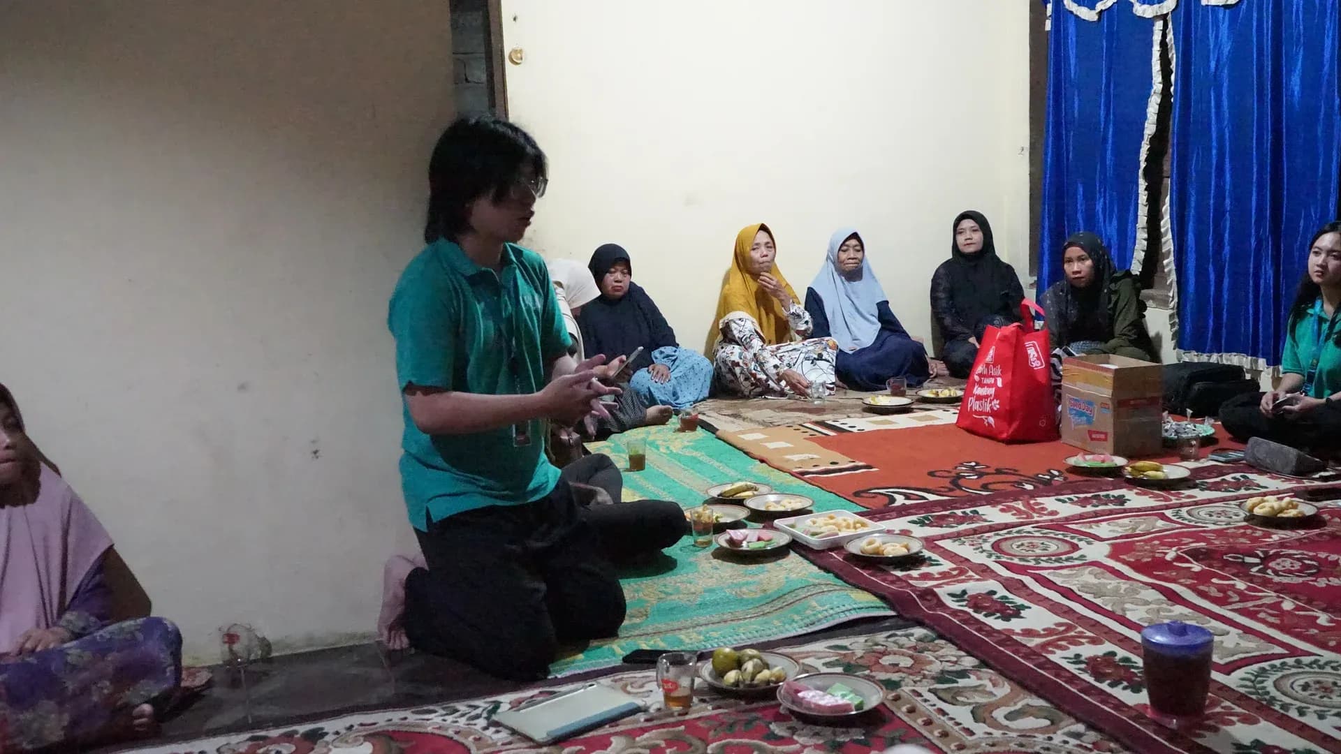 Yasinan dan pemaparan program kerja mahasiswa KKN UKDW