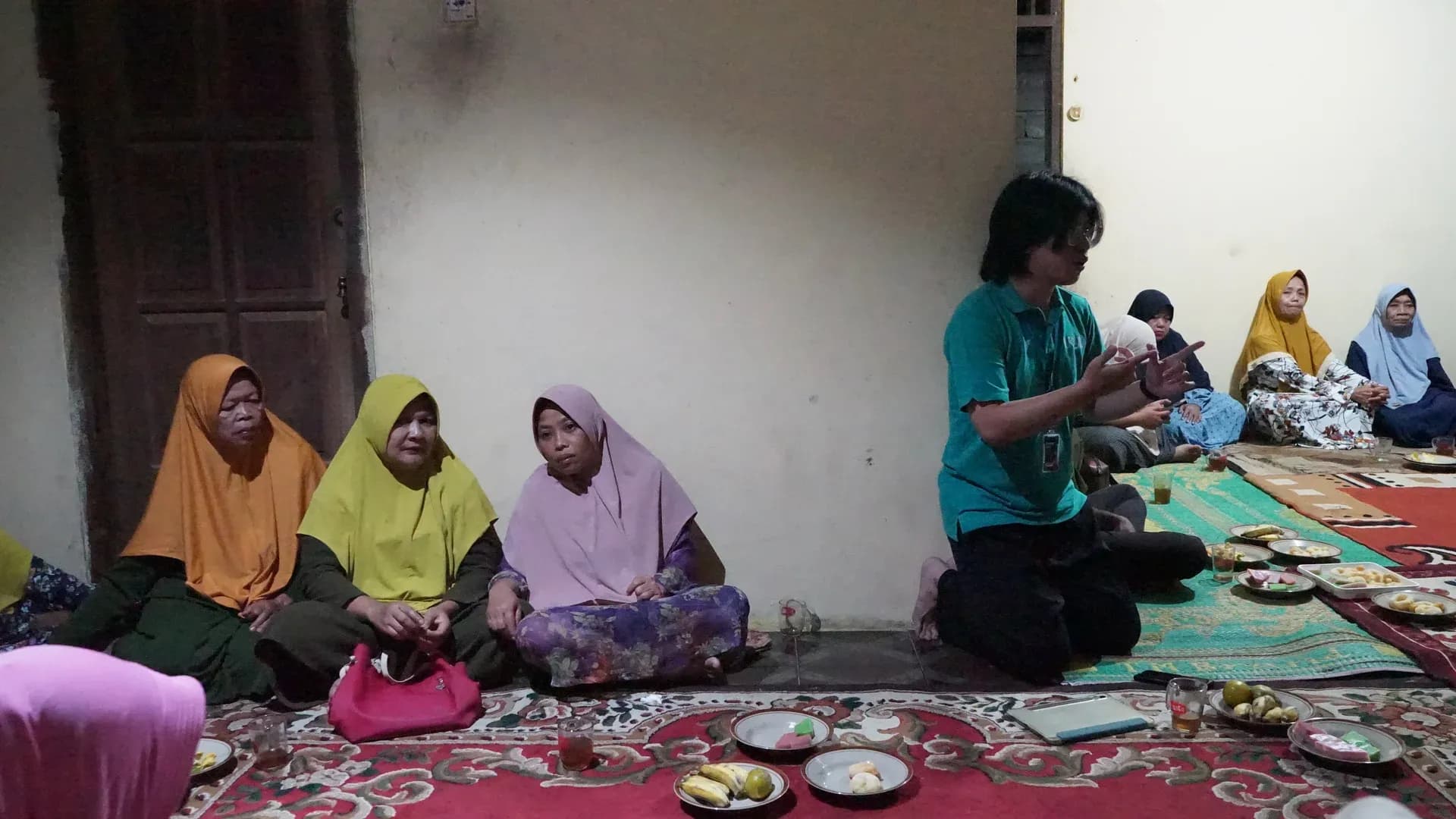 Yasinan dan pemaparan program kerja mahasiswa KKN UKDW